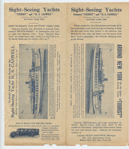 New York Sight-Seeing Yachts flyer