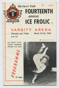 Programme, Fourteenth Annual Ice Frolic, Varsity Arena, 1948