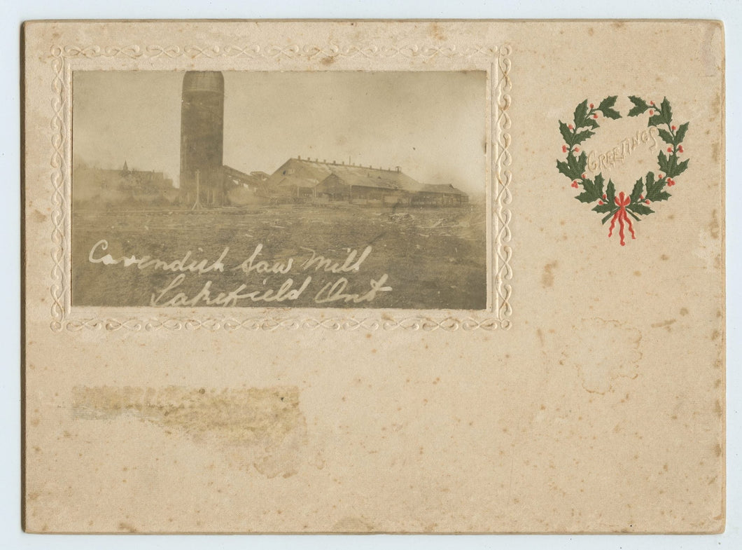 Cavendish Saw Mill Christmas Card