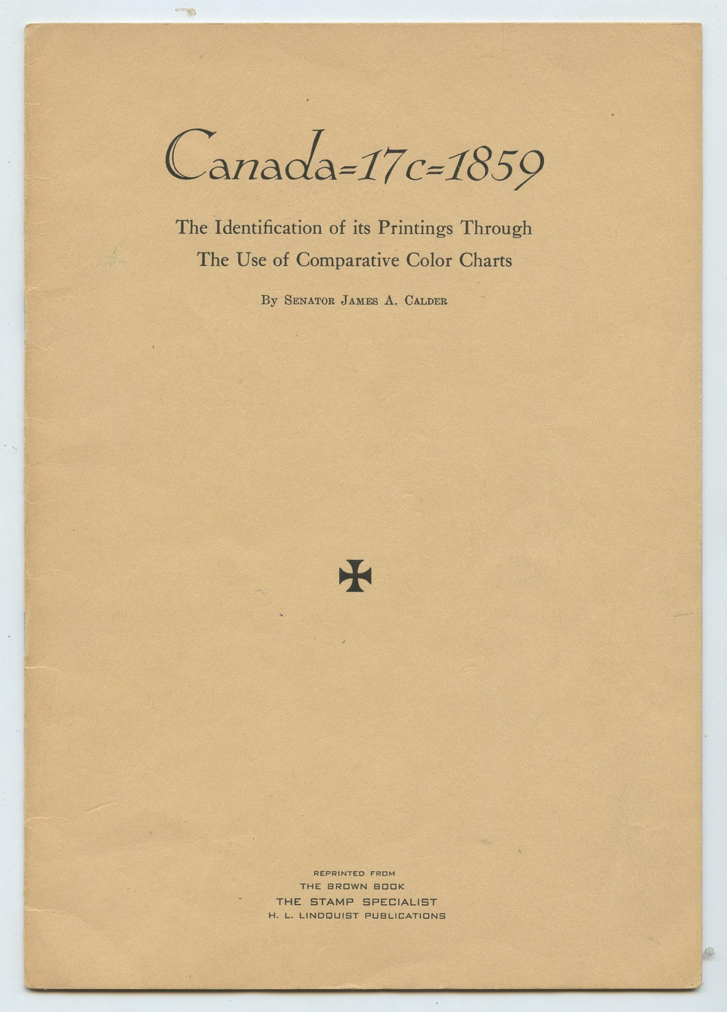 Canada=17c=1859: The Identification of its Printings Through The Use of Comparative Color Charts