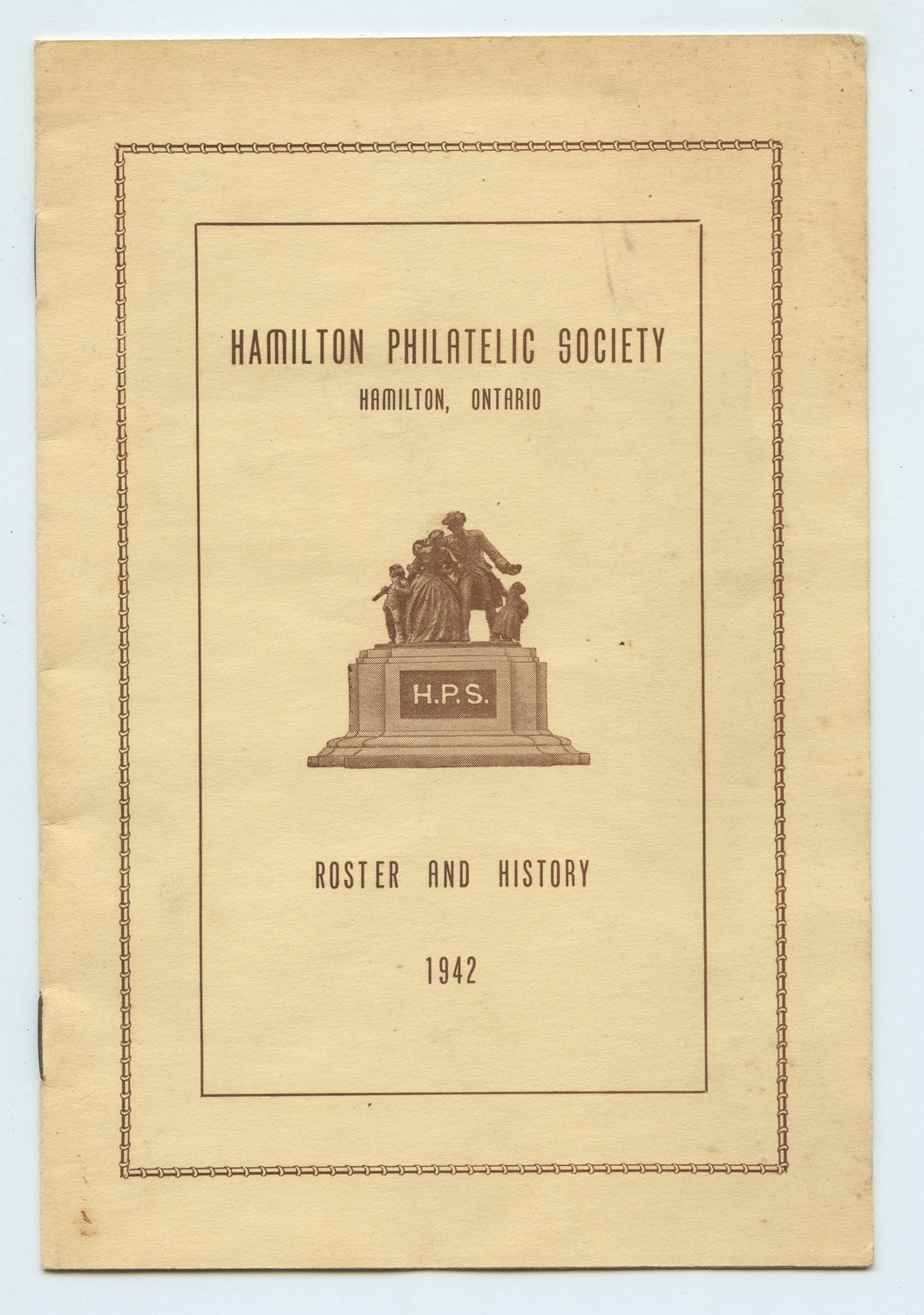 Hamilton Philatelic Society Roster and History