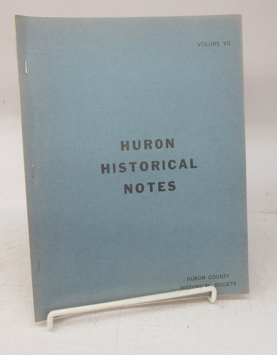 Huron Historical Notes, Volume VII