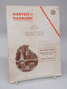 Harvest of Harmony program