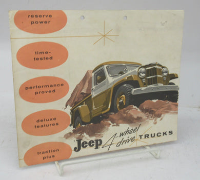 Jeep 4-wheel drive Trucks flyer