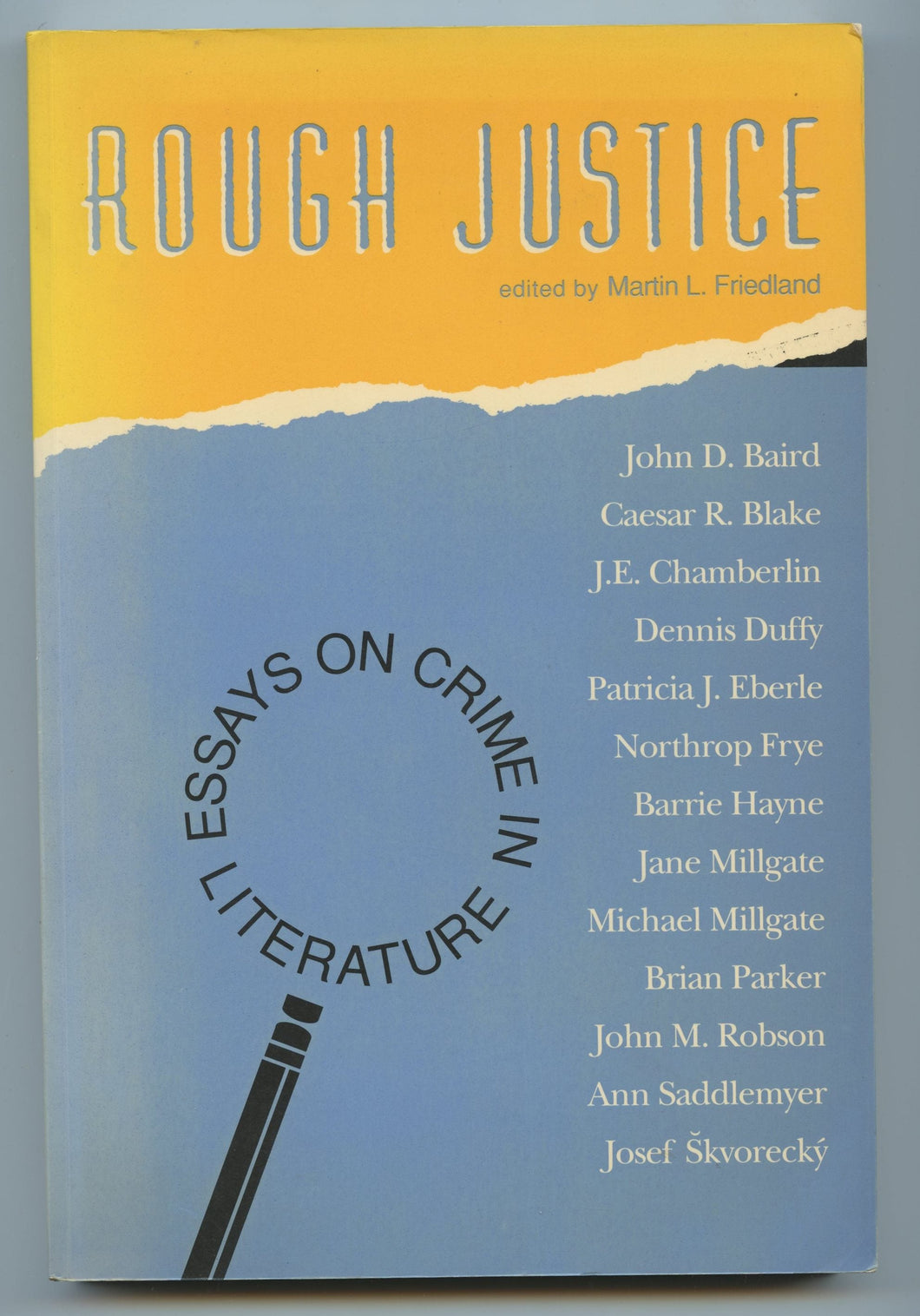 Rough Justice: Essays on Crime in English Literature