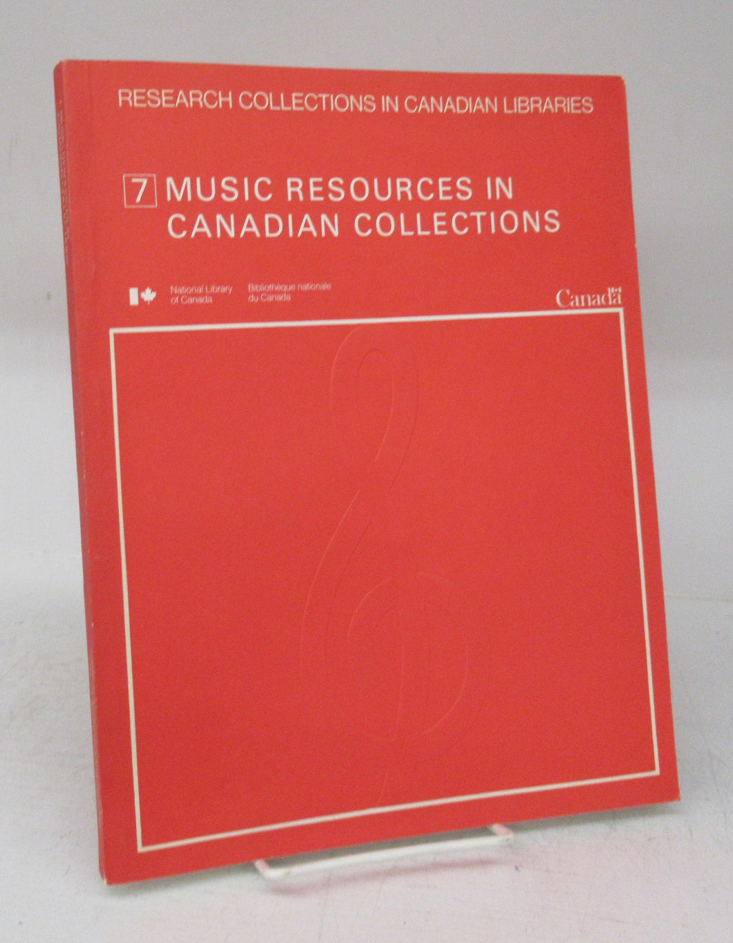 Music Resources in Canadian Collections; Ressources Musicales des Bibliothèques Canadiennes