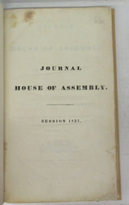 Journal of the House of Assembly of Upper Canada. From the Nineteenth Day of June, 1836, to the Eleventh Day of July, 1837: