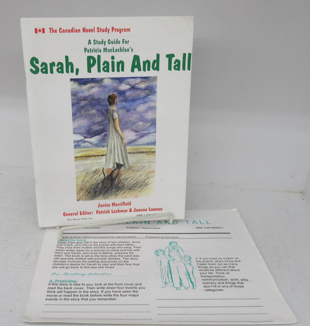 Sarah, Plain and Tall by Patricia MacLachlan: Novel Study Guide