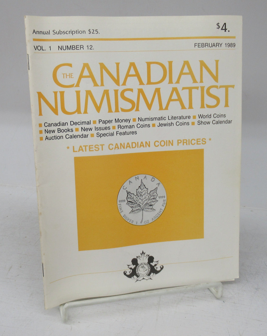 The Canadian Numismatist February 1989