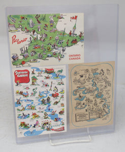 3 Merle Tingley illustrated postcards