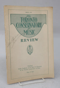 The Toronto Conservatory of Music Review, March 1935