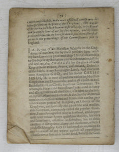 A True Representation of the Proceedings of the Kingdome of Scotland