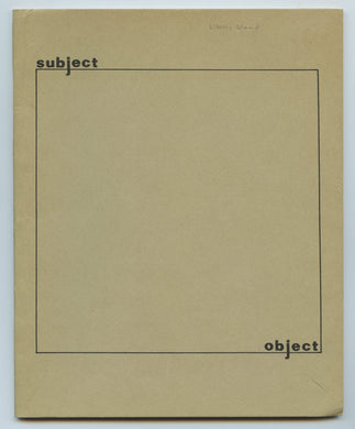 subject/object
