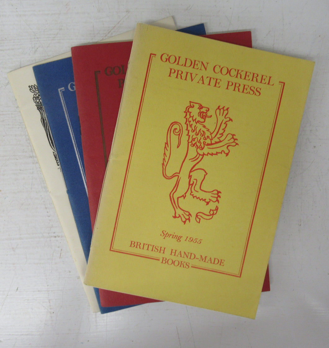 Golden Cockerel Private Press: 4 items