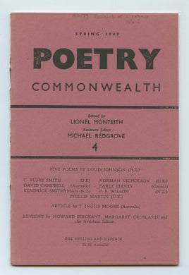 Poetry Commonwealth, Spring 1949