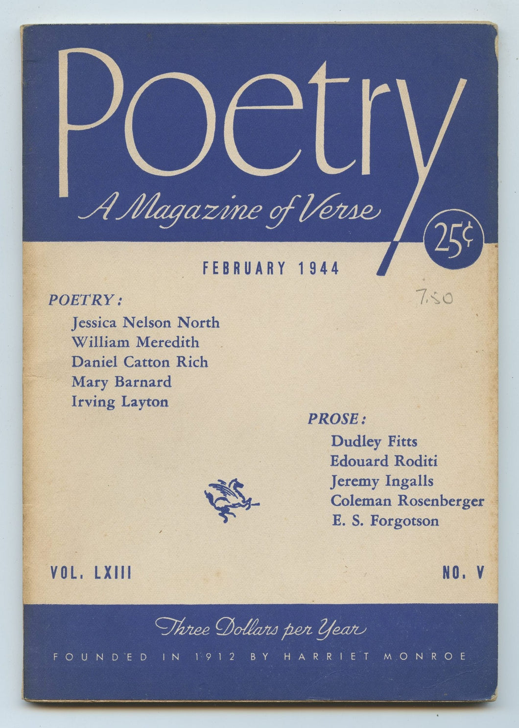 Poetry, February 1944