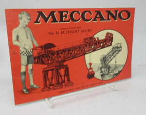 Meccano Instructions for No. 3a Accessory Outfit