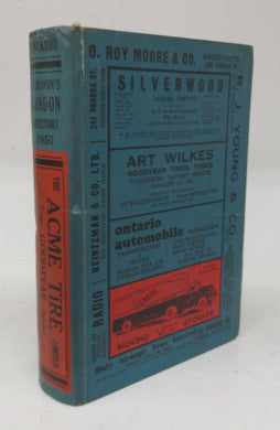 Vernon's City of London (Ontario) Miscellaneous, Business, Alphabetical and Street Directory For the Year 1950