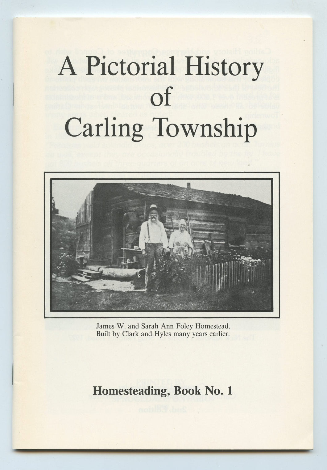 A Pictorial History of Carling Township
