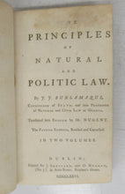 The Principles of Natural and Politic Law. In Two Volumes