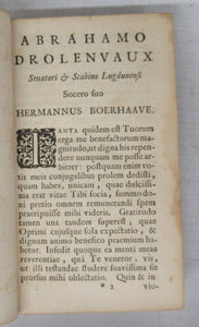Institutiones Medicae In usus annuae Exercitationis Domesticos Digestae ab Hermanno Boerhaave