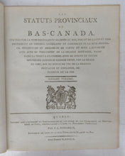 The Provincial Statutes of Lower-Canada, 1810