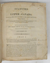 The Provincial Statutes of Upper-Canada, Revised, Corrected, and Republished by Authority