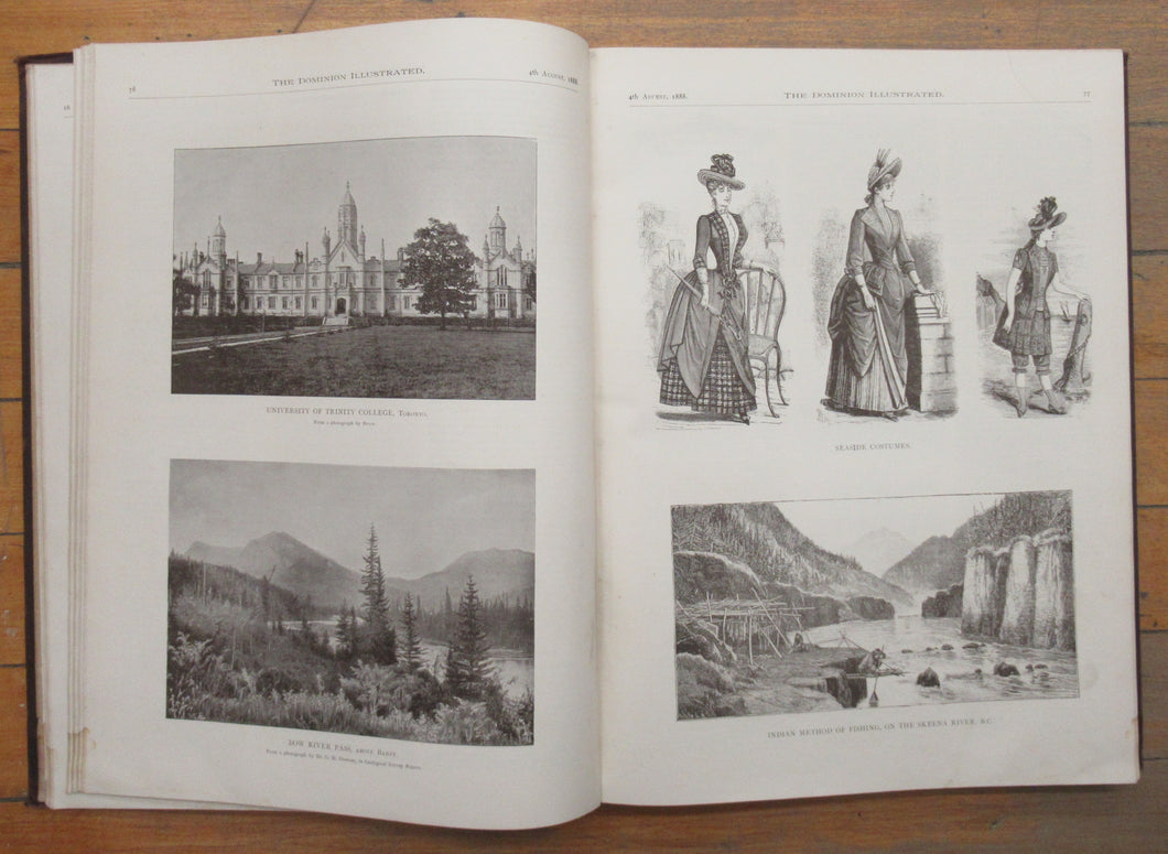The Dominion Illustrated: A Canadian Pictorial Weekly. July - December 1888. January-June 1889