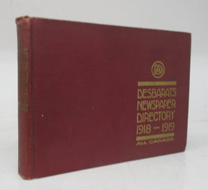 Desbarats &#34;All Canada&#34; Newspaper Directory 1918-1919