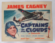 Promotional material for Captains of the Clouds starring James Cagney
