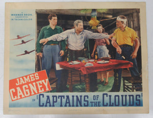 Promotional material for Captains of the Clouds starring James Cagney