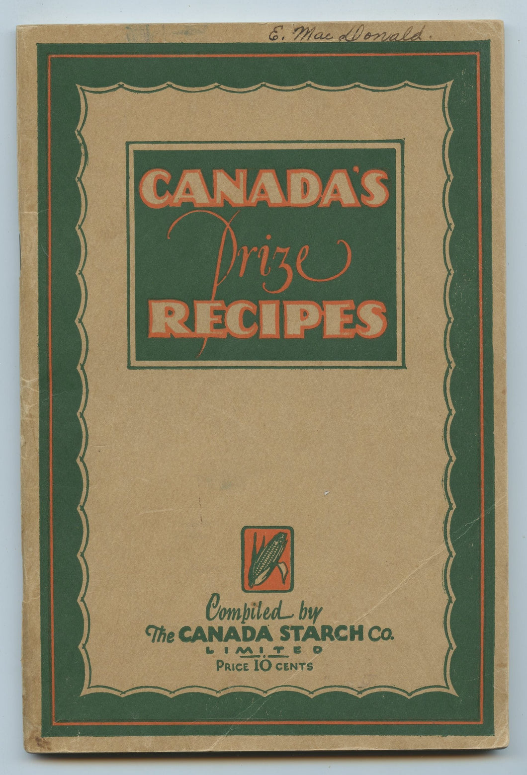 Canada's Prize Recipes