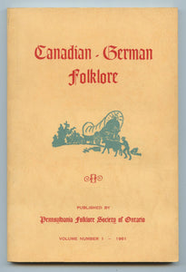 Canadian-German Folklore