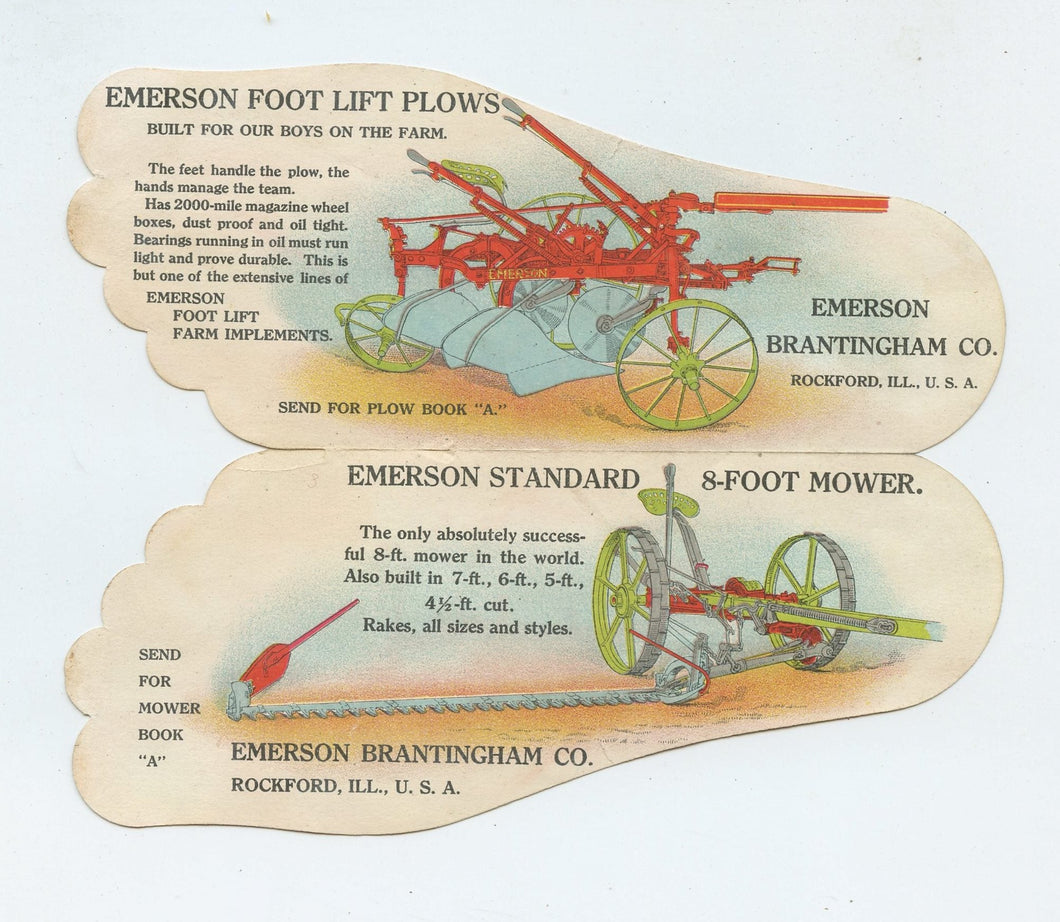 Emerson Foot Lift Plows flyer