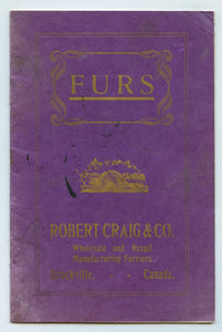 Robert Craig & Co. Furs catalogue