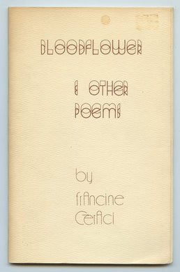 Boodflower & Other Poems