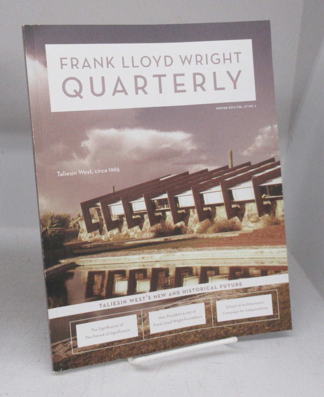 Frank Lloyd Wright Quarterly, Fall 2014