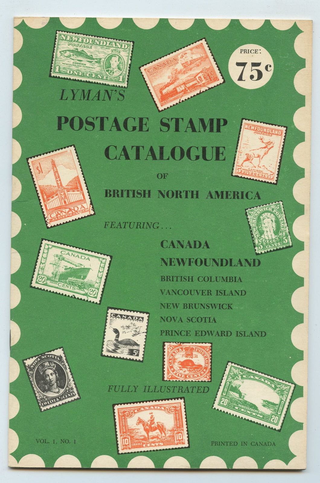Lyman's Postage Stamp Catalogue of British North America