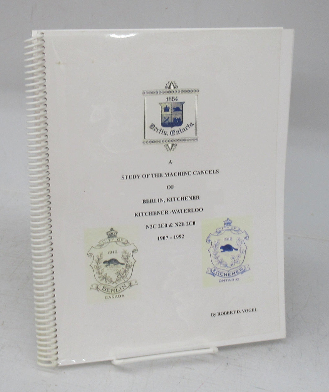 A Study of the Machine Cancels of Berlin, Kitchener, Kitchener-Waterloo N2C 2E0 & N2E 2C0 1907-1992