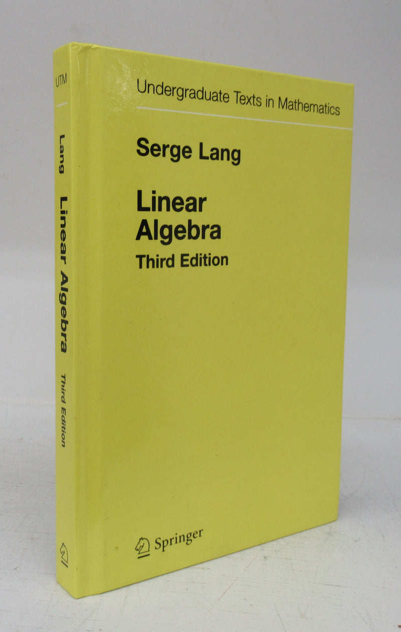 Serge Lang Linear Algebra 第三版 Graduate Texts in Mathematics Ser.: Algebra by Serge Lang