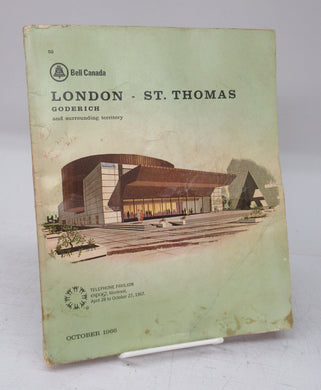 London - St. Thomas - Goderich and surrounding territory phone book, 1966
