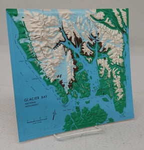 Glacier Bay National Monument raised relief map