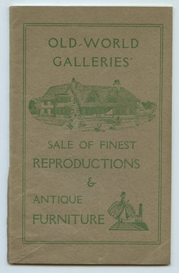 Old-World Galleries Sale of Reproductions & Antique Furniture