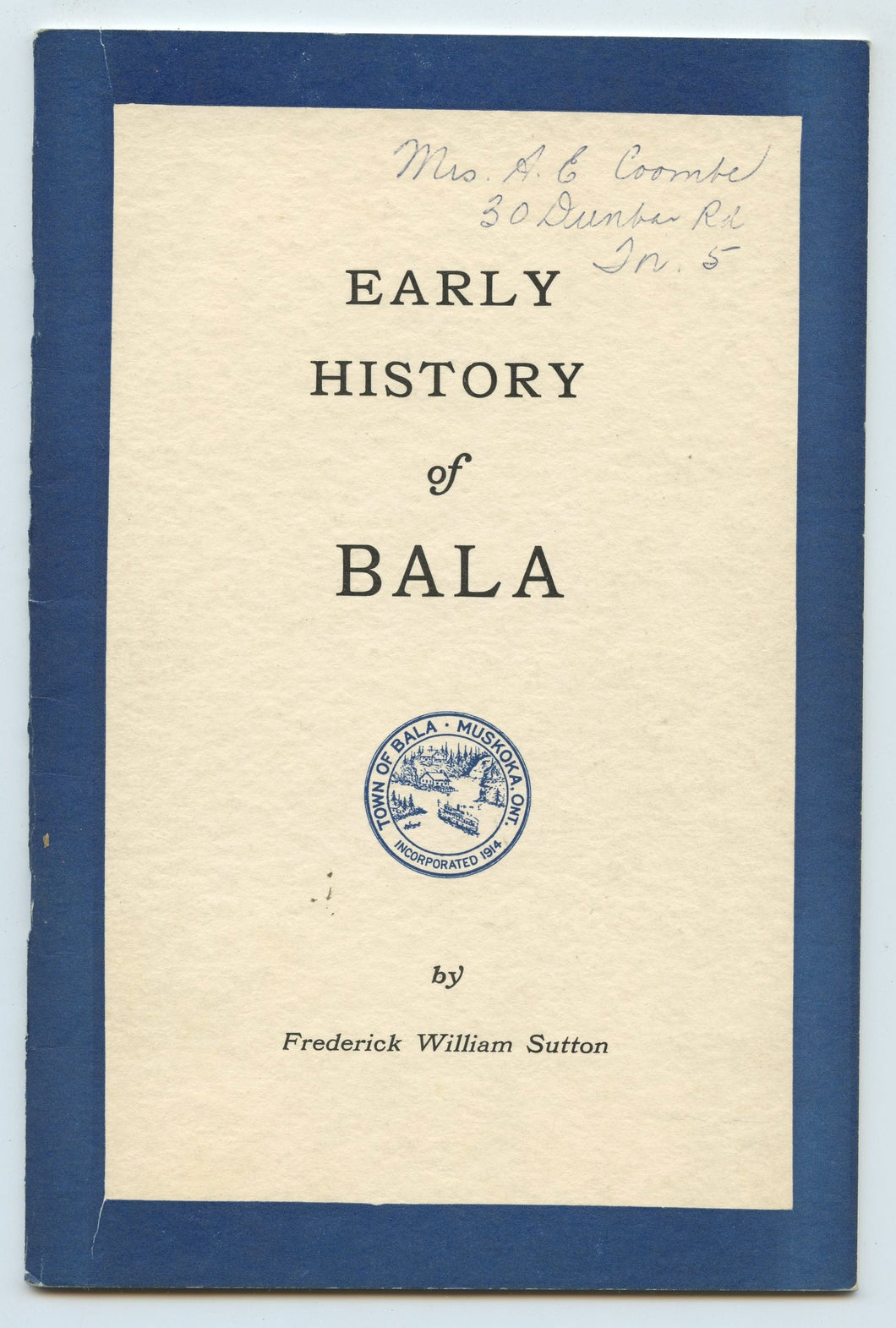 Early History of Bala