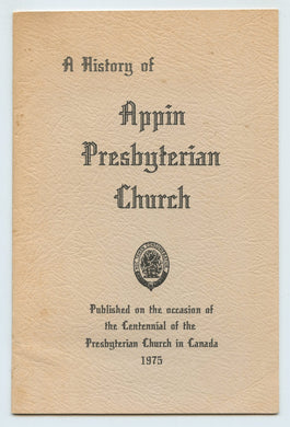 A History of Appin Presbyterian Church
