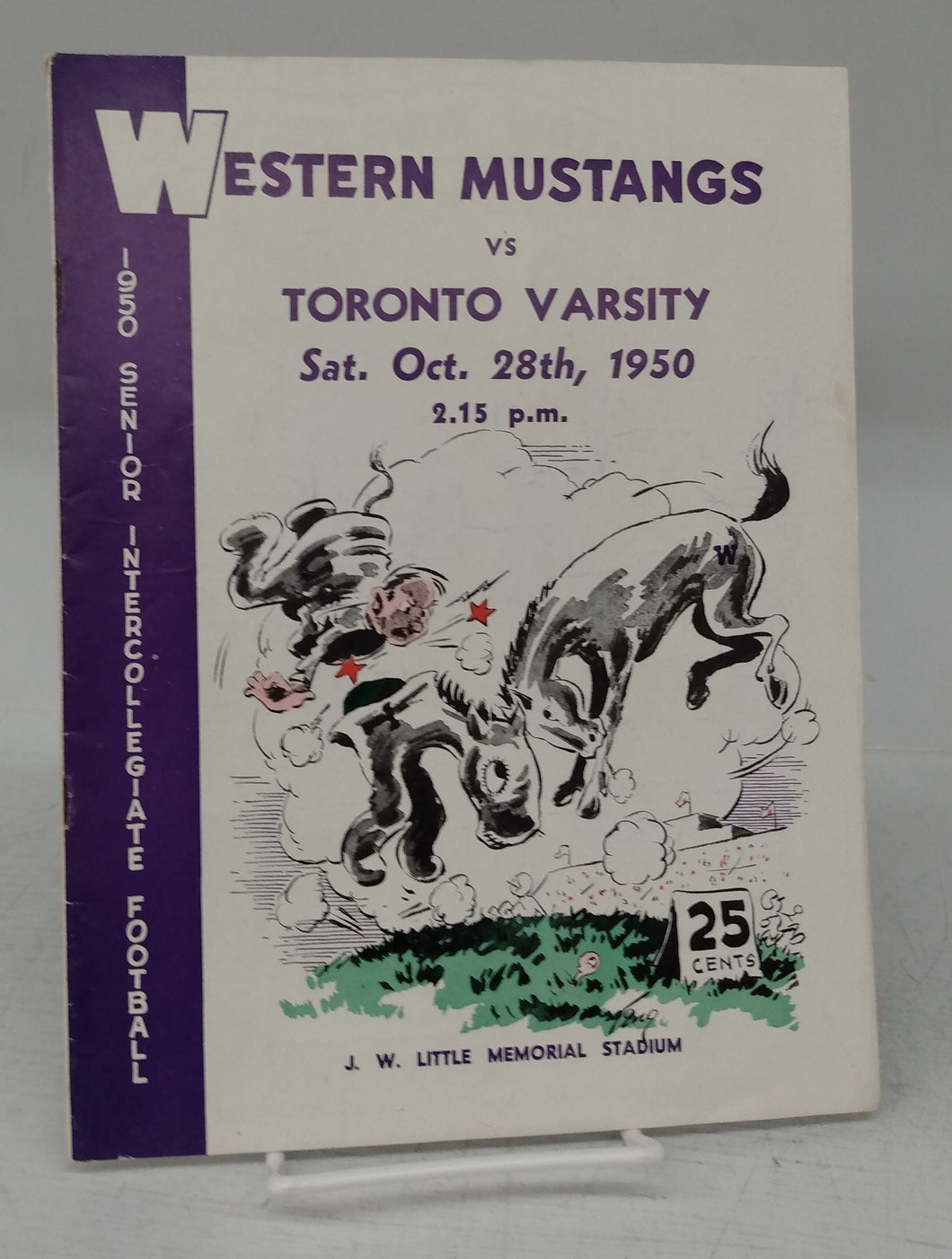 Western Mustangs vs. Toronto Varsity, Oct. 28, 1950