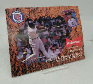 1992-93 Detroit Tigers Team Calendar