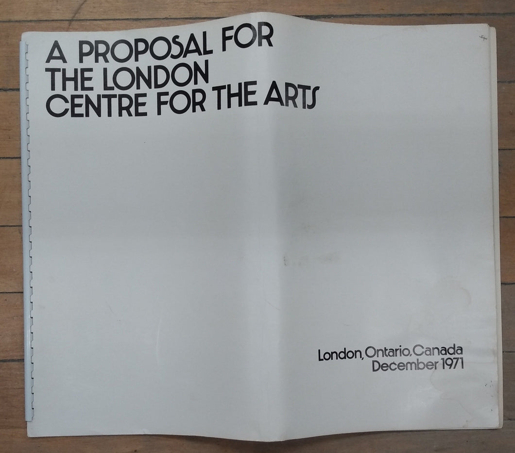 A Proposal for the London Centre for the Arts