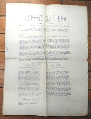 Copper-Gold Era, Sept. 15, 1926