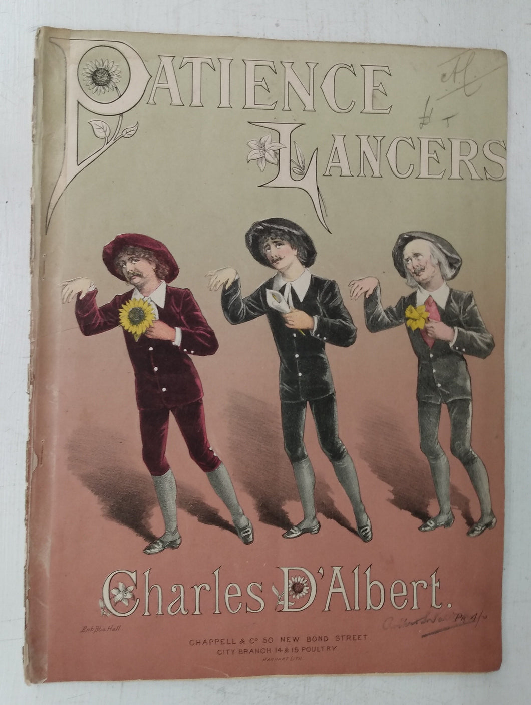 Patience Lancers (sheetmusic)